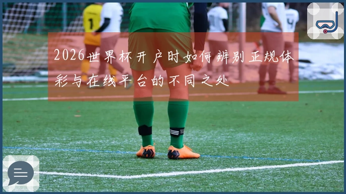 2026世界杯开户时如何辨别正规体彩与在线平台的不同之处